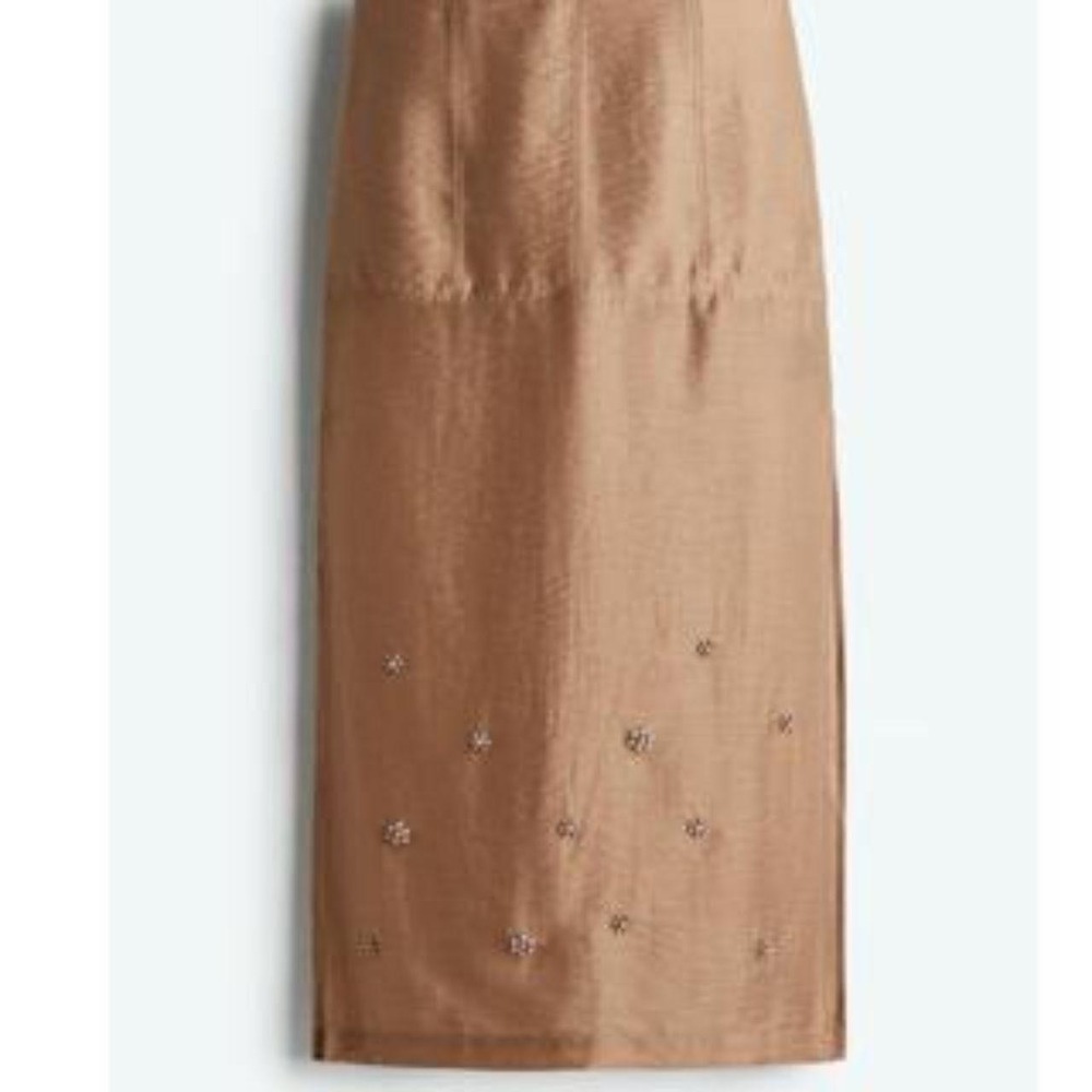 H&M Edition Sheer Embellished Skirt SZ 2 - Picture 1 of 8